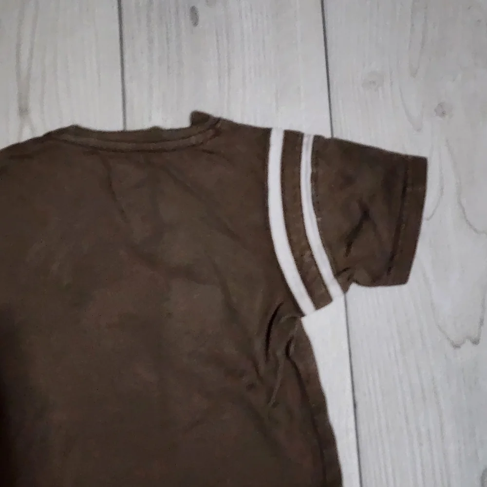 Gymboree Brown short sleeve Tee with Tiger Face Size 6-12 Mo
